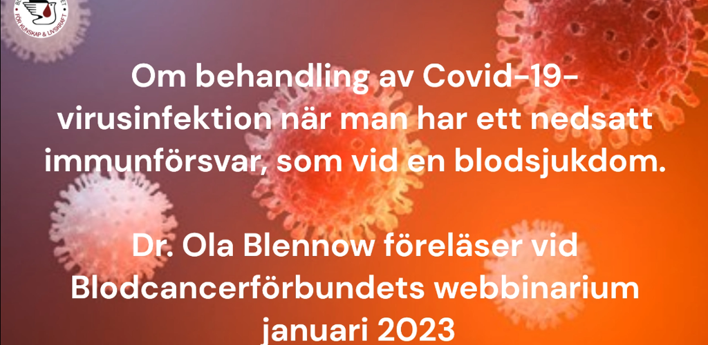 Startbild Covid 19 Virusinfektion Ola Blennow Webbinarie 2023